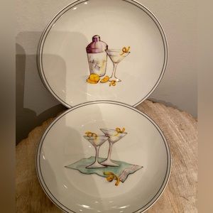 2 Appetizer Plates from The Boston Trading Company